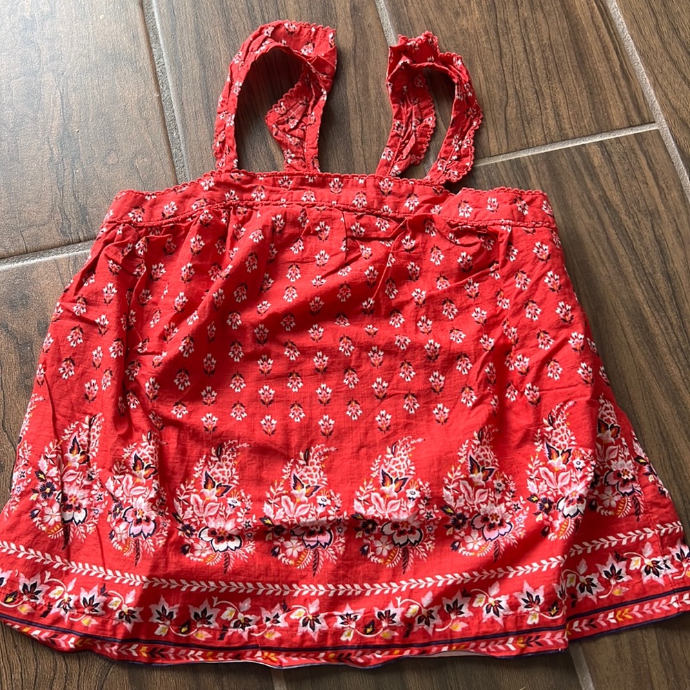 Girls Flower Print Tank